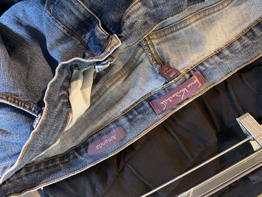 Gloria Vanderbilt Amanda High Rise Straight Leg Jeans Size 22W Short - Picture 4 of 5